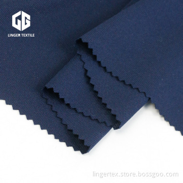 Färgad 100% polyester 1x1 ribtyg för krage
